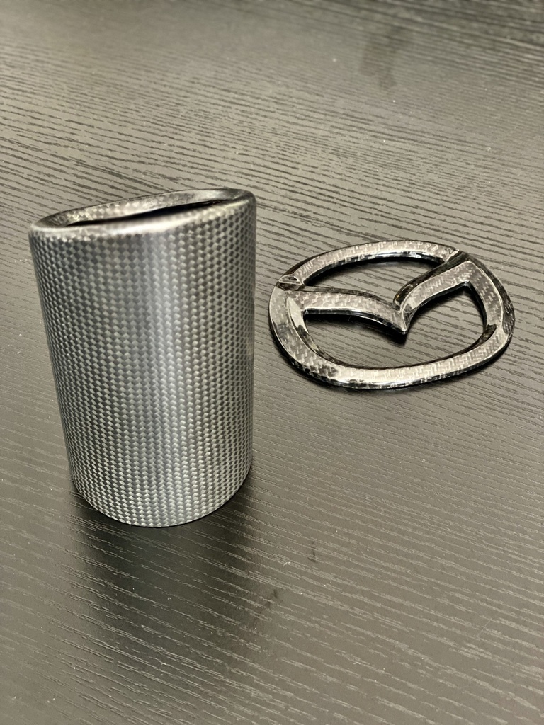 Carbon Fiber Tips For Miata ND/Mk4 (For OEM exhaust)