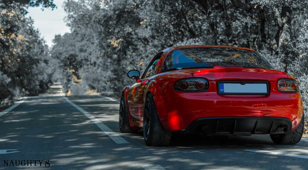 Rear Diffuser (OEM Exhaust) For Miata NC/Mk3