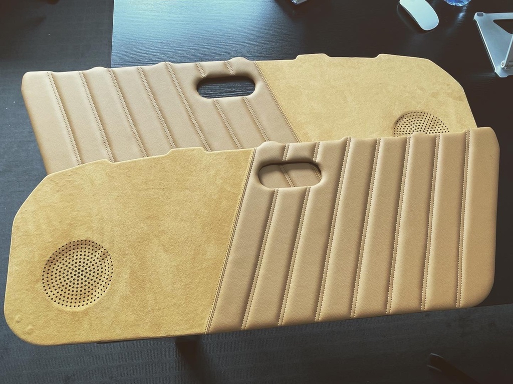 Striped Door Panels (Double-Stitching) For Miata NA/Mk1