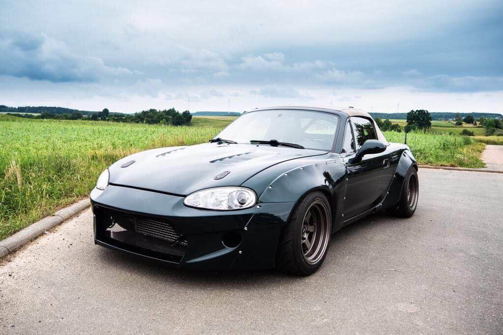 Widebody Kit (Overfenders + Bumper) For Miata NB/Mk2