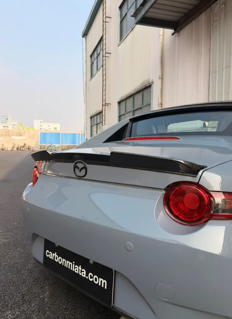 Dry Carbon Mazda Spirit Racing Replica Trunk Spoiler For Miata ND | OMG ...