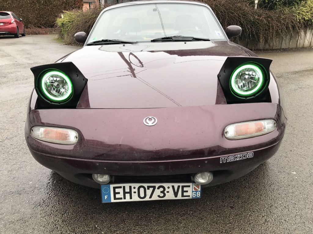 LED Halo Ring kit (with Remote Control) For Miata NA | OMG Roadster