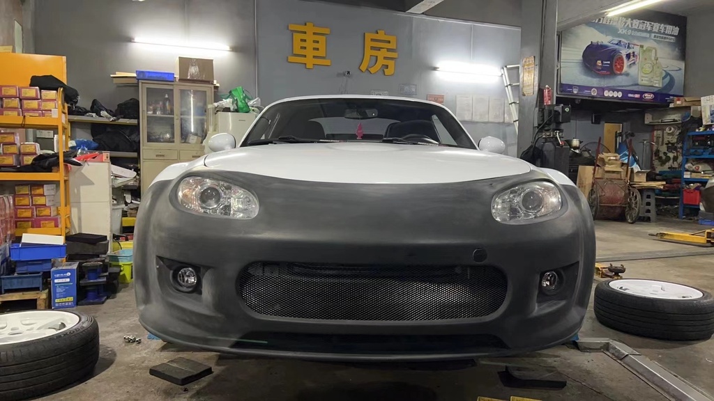 Mazdaspeed Front Bumper Replica (Fits NC2/3) For Miata NC 