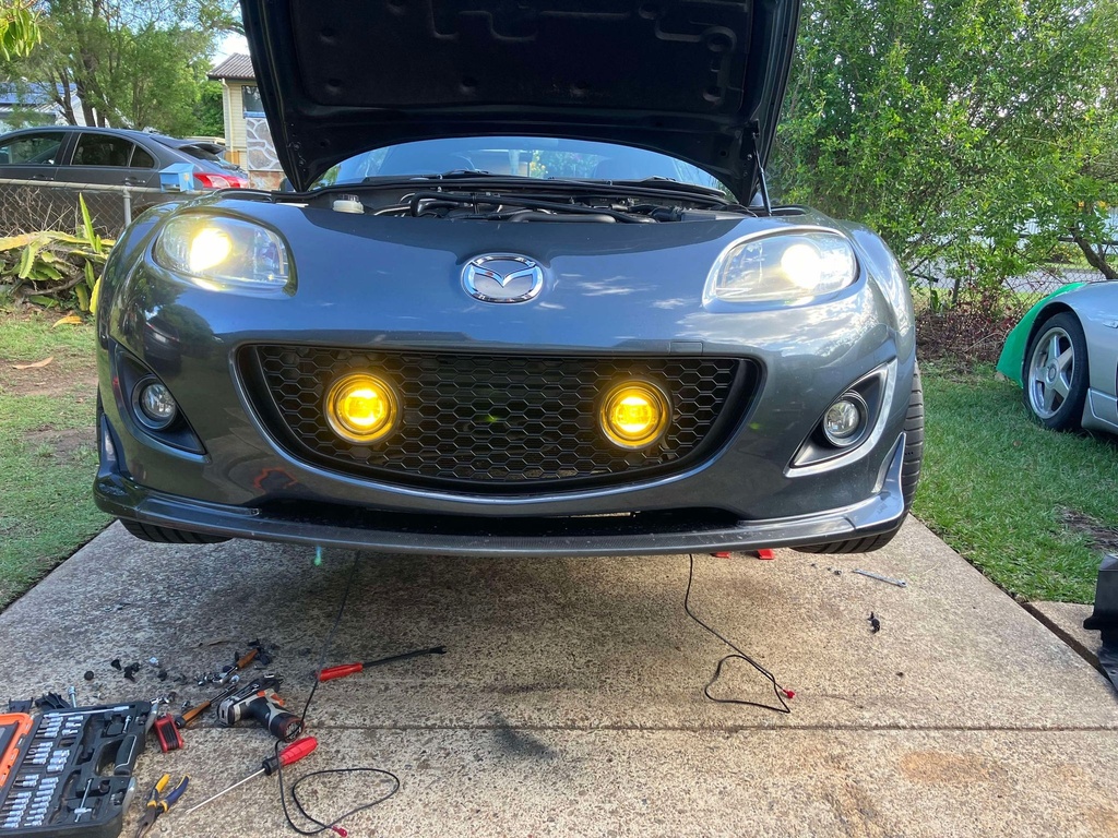 Spyder Grille (With Lights) For Miata NC2