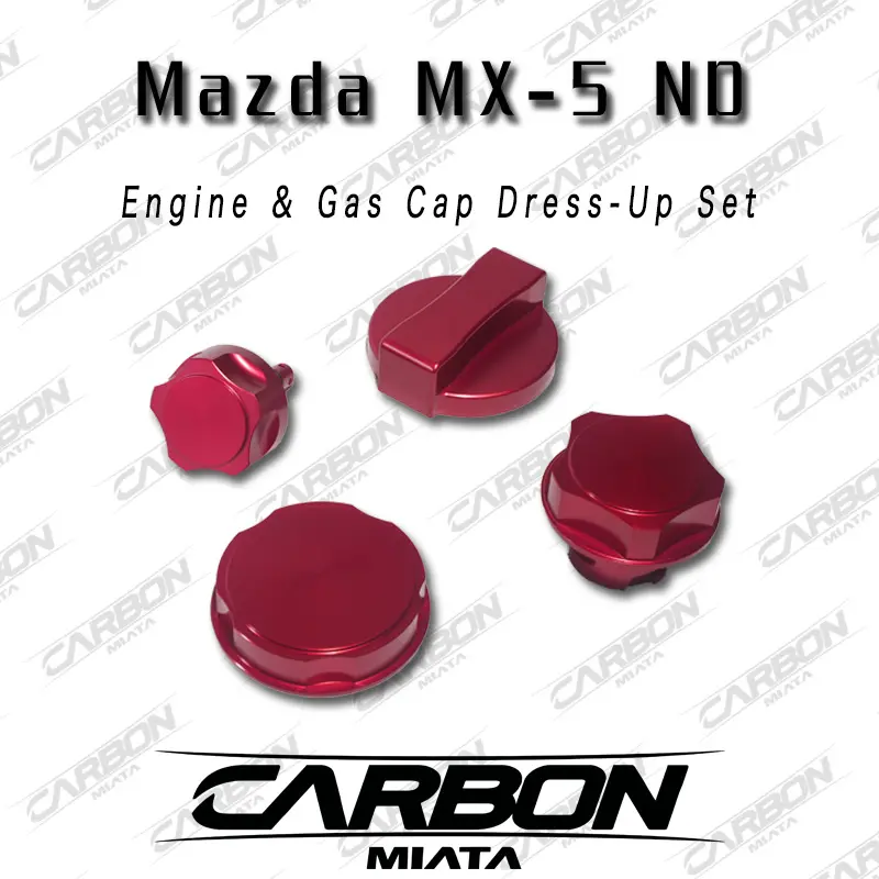 Engine & Gas Cap Dress-Up Set For Miata ND