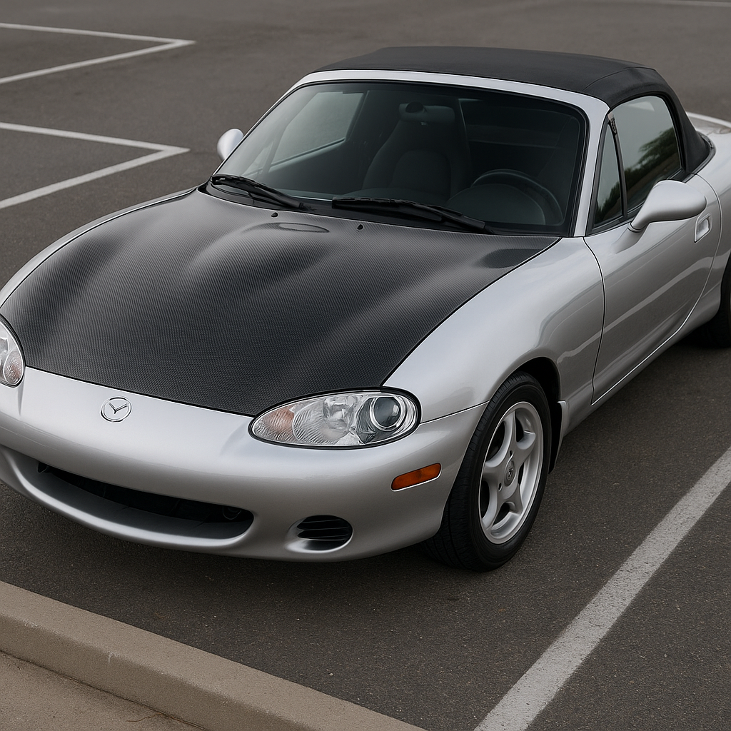 Dry Carbon OEM Hood For Miata NB