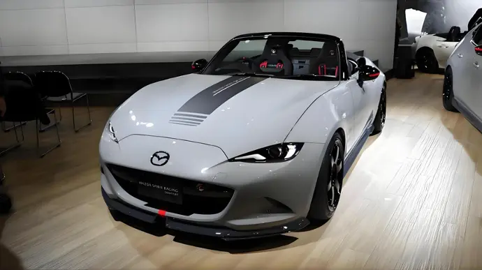 MAZDA SPIRIT RACING Decal For Miata ND (Black)