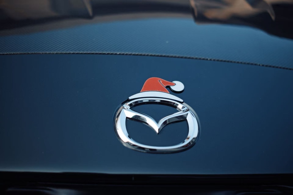 Christmas Hat Badge Logo