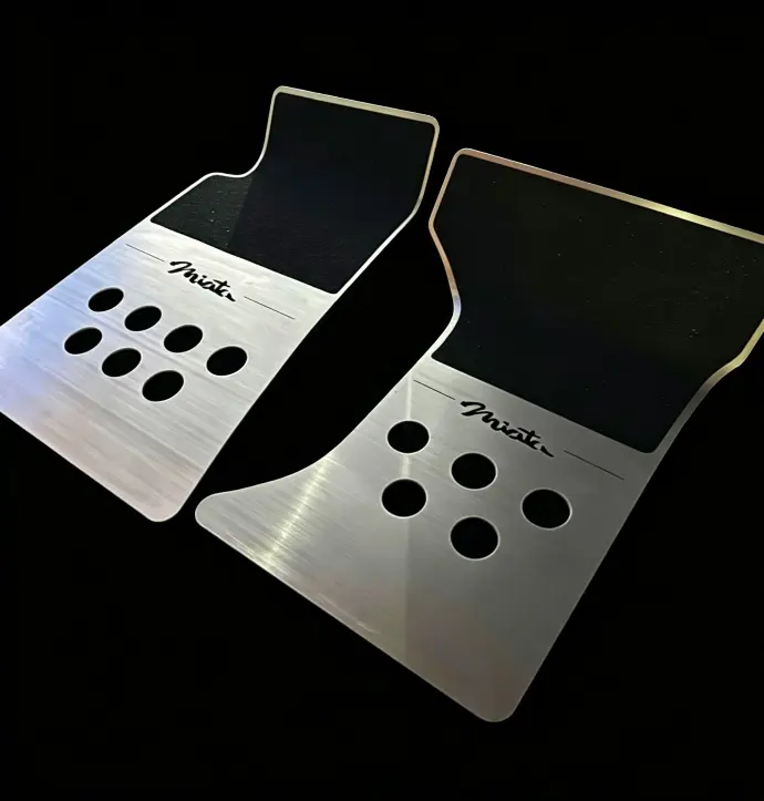 RHD Aluminum Racing Floor Mats For Miata NC 
