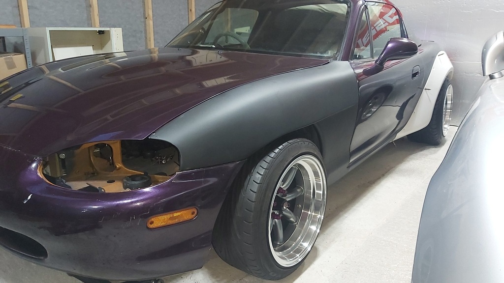Wide Front Fenders For Miata NB