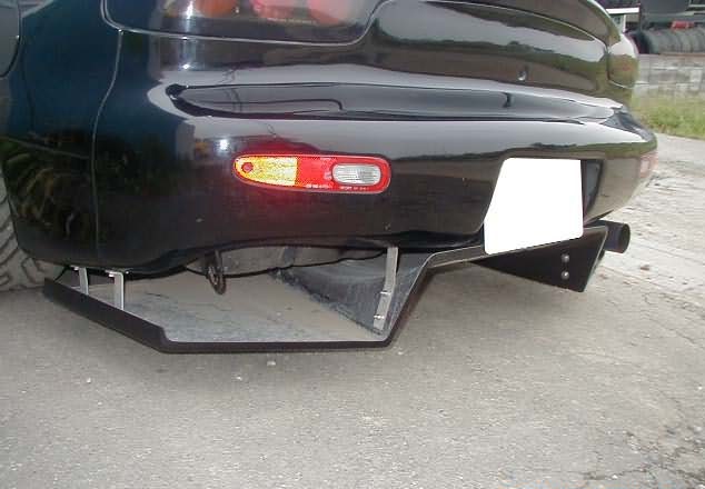 Garage Kagotani Style Rear Diffuser For RX-7 FD