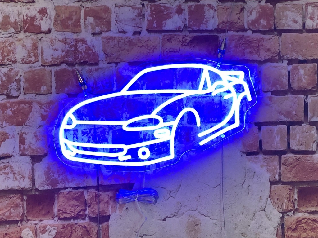 Mazda Miata NB LED Neon Sign (3/4 view)