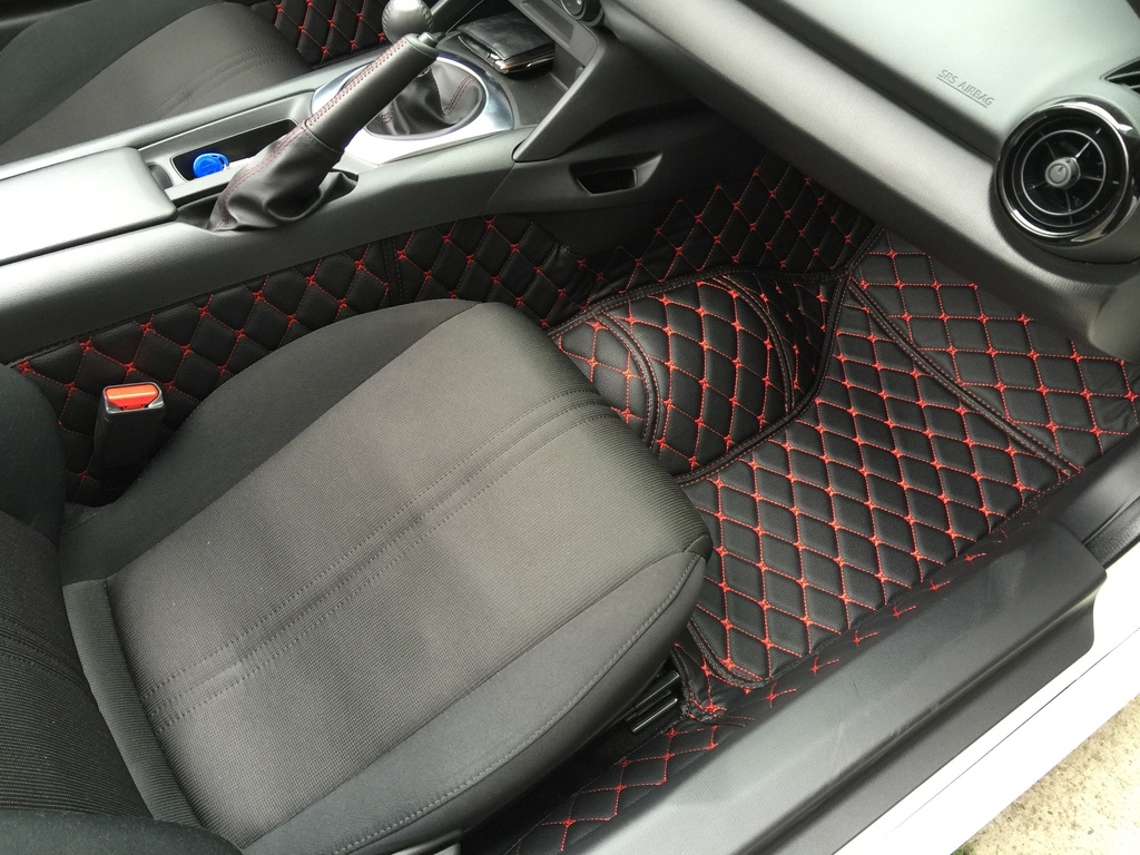 Quilted Floor Mats (Premade Material) For Miata ND