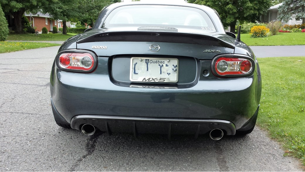 Rear Diffuser (OEM Exhaust) For Miata NC