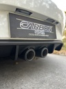 Lightweight Center Exhaust Muffler with Dual Tips + Center Diffuser For Miata ND