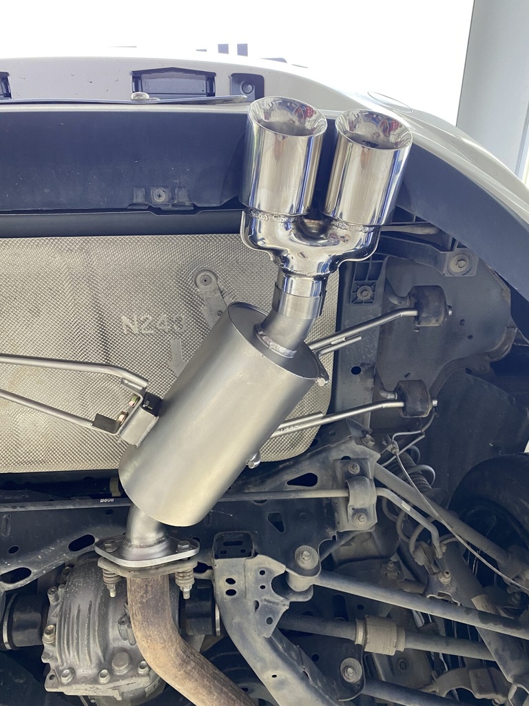 Lightweight Exhaust Muffler + dual tips For Miata ND