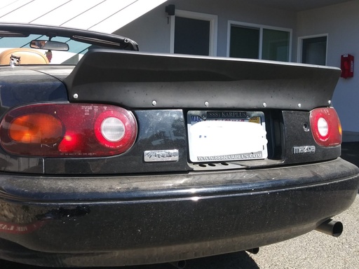 [CM-TS15-NA-PU] Ducktail Trunk Spoiler (Polyurethane) For Miata NA