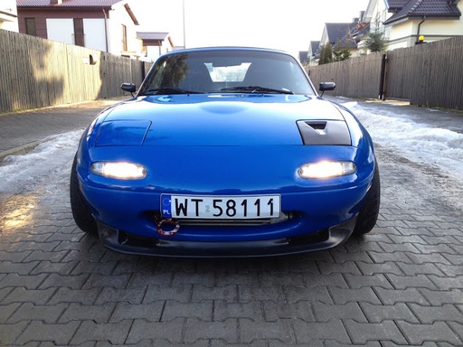 [AD-FBL-MMT90-PU] GV Style Front Lip For Miata NA