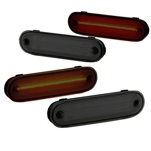 [CM-SM1-NA-S] LED 4-Pieces Set Side Marker Lights (Smoked design) For NA/NB