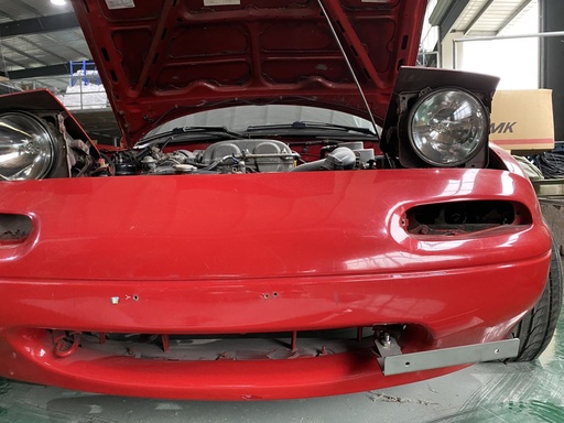 [CM-OL1-NA-AL] Offset License Plate Bracket For Miata NA