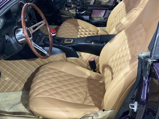 Quilted Seat Covers (Diamond Stitching) For Miata NB2