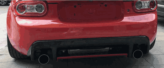 [CM-RD6-NC-C] Sport Rear Diffuser (Dual Exhaust Cutouts) For Miata NC