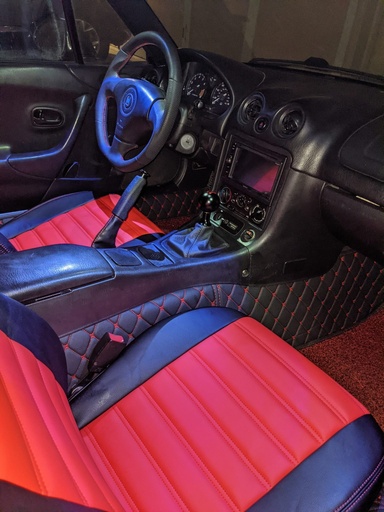 Striped Seat Covers For Miata NB2