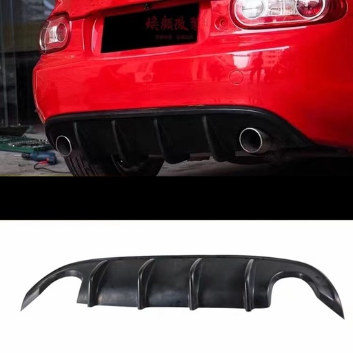 [CM-RD2-NC-PU] Rear Diffuser (OEM Exhaust) (Polyurethane Version) For Miata NC2/3