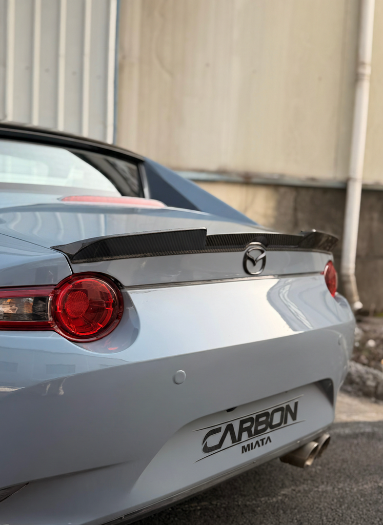 Dry Carbon Mazda Spirit Racing Replica Trunk Spoiler For Miata ND | OMG ...