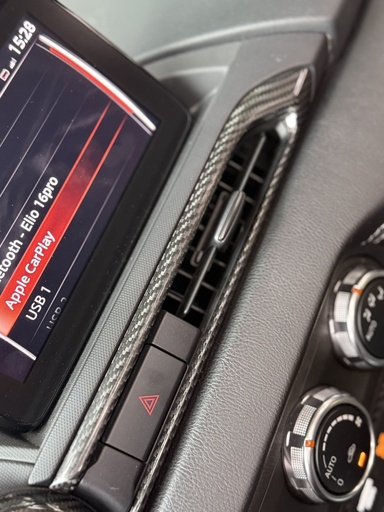 Carbon Fiber Center Vent Cover For LHD Miata ND