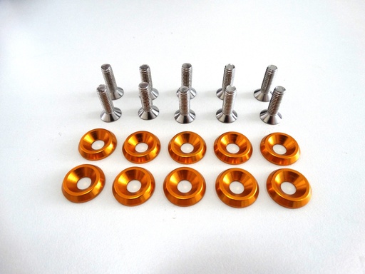Bolts with washers x10 (M6)