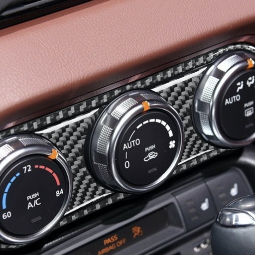 [CM-AS1-ND-C] Carbon Fiber Aircon Switches Surround For Miata ND