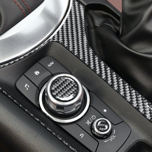 [CM-CC1-ND-C] Carbon Fiber Console Commands Covers For Miata ND