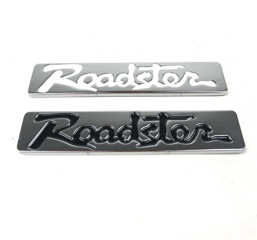 Chrome Vintage Roadster Logo
